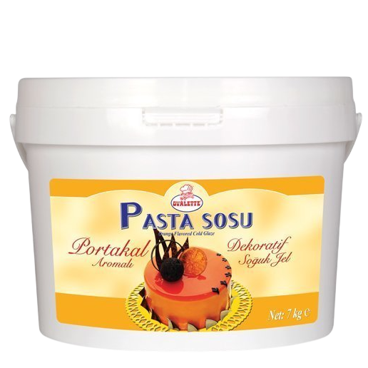 Глазурь зеркальная холодная, Апельсин, Dekojel, Турция, 7 кг  | Фото — Магазин Andy Chef  1