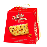 Панеттоне на сливочном масле с изюмом и цукатами, Battistero, Италия, 500 г (срок годности до 28.11.2025)