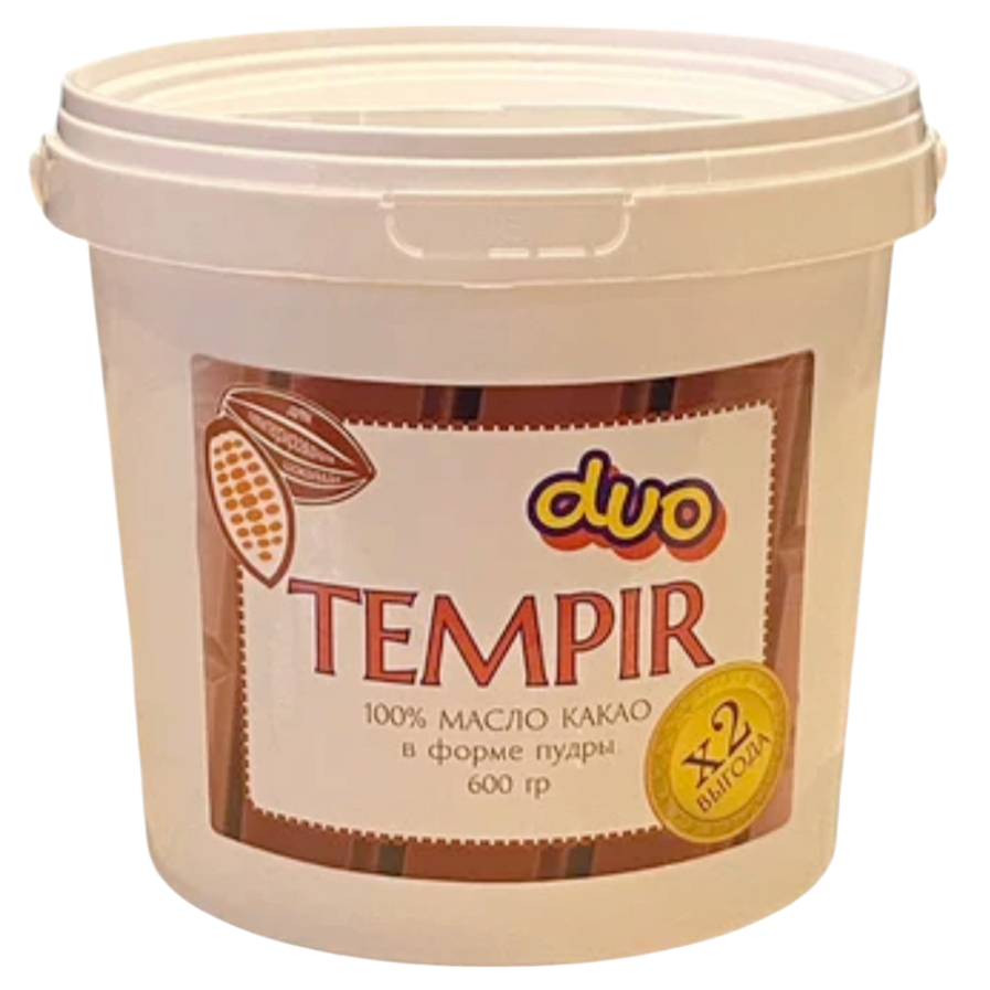 Какао-масло в порошке для темперирования, Tempir Duo, 600 г (срок годности до 11.04.2026)  | Фото — Магазин Andy Chef  1