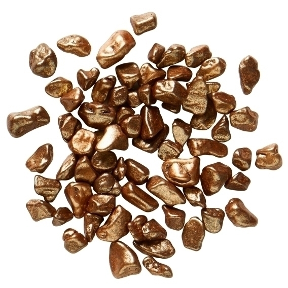 Шоколадные кусочки ChocRocks бронзовые, Mona Lisa, Бельгия, 30 г   | Фото — Магазин Andy Chef  1