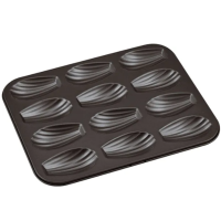 Форма «Мадлен» с антипригарным покрытием, 12 ячеек, Paderno, Италия