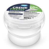 Сметана натуральная термизированная CREME FRESH 20%, Чудское озеро, 1 кг 