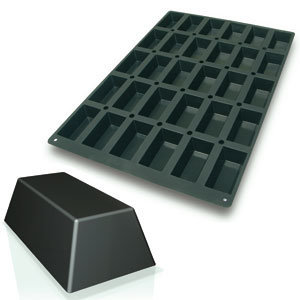 Форма силиконовая кекс мини 130 мл, 30 ячеек, 60х40 см, Silikomart, Италия  | Фото — Магазин Andy Chef  1