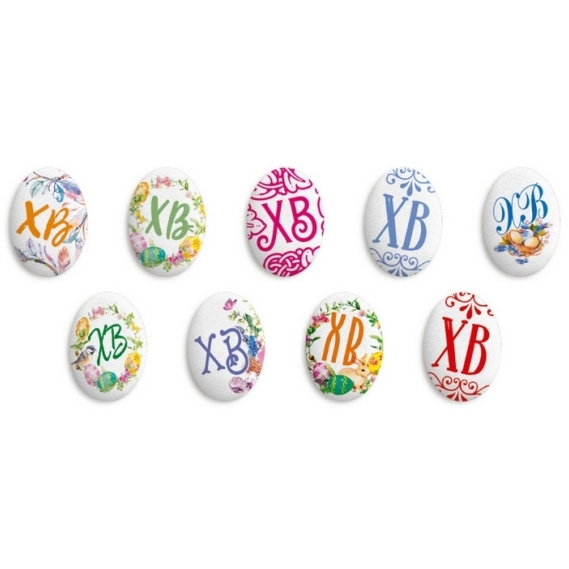 Сахарный декор «ХВ», микс, Top Decor, 63 шт.  | Фото — Магазин Andy Chef  1