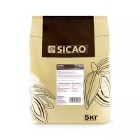 Глазурь шоколадная тёмная лауриновая, Sicao , 5 кг