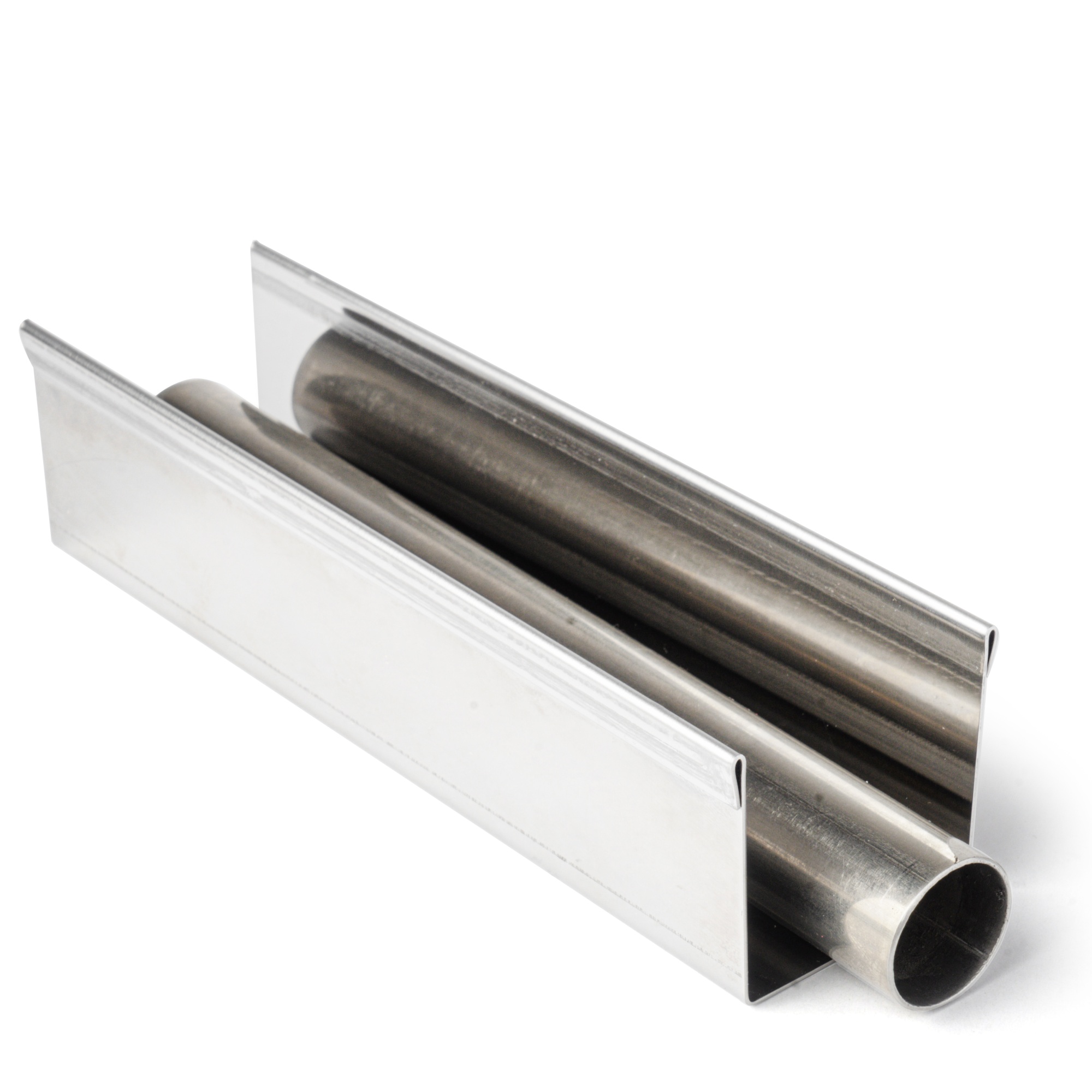 Форма для выпечки  изделий из слоеного теста из нержавеющей стали с трубочкой, 18х4,5 см, Вентсар  | Фото — Магазин Andy Chef  1