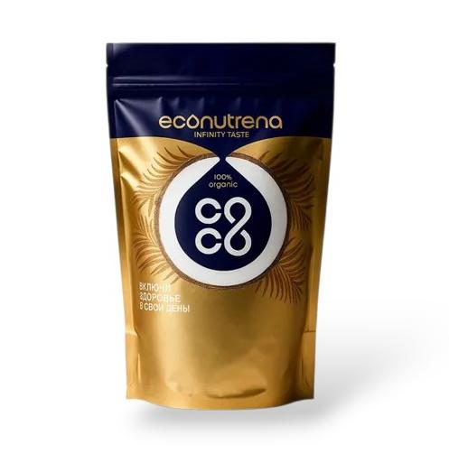 Кокосовые чипсы органик, Econutrena, Шри-Ланка, 150 г (срок годности до 02.07.2026)  | Фото — Магазин Andy Chef  1