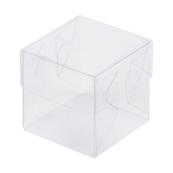 Коробка с прозрачной крышкой и пластиковым дном 5,5х5,5х5,5 см  | Фото — Магазин Andy Chef  1