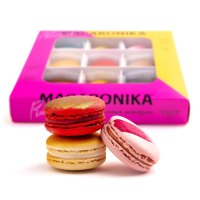 Набор пирожных макарон Modern Classic, ﻿Macaronika, 9 шт.