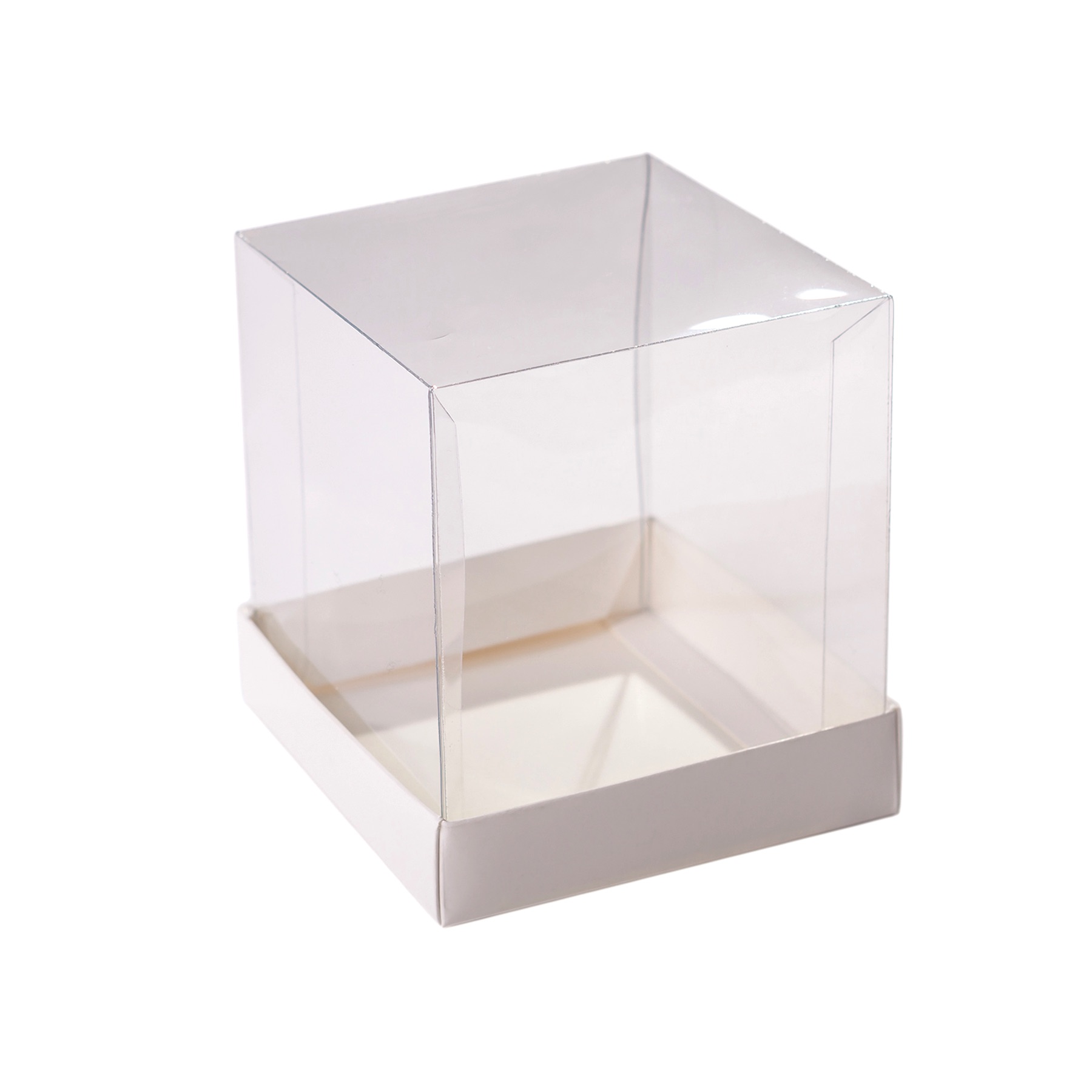 Коробка с прозрачной крышкой 8х8х8 см  | Фото — Магазин Andy Chef  1