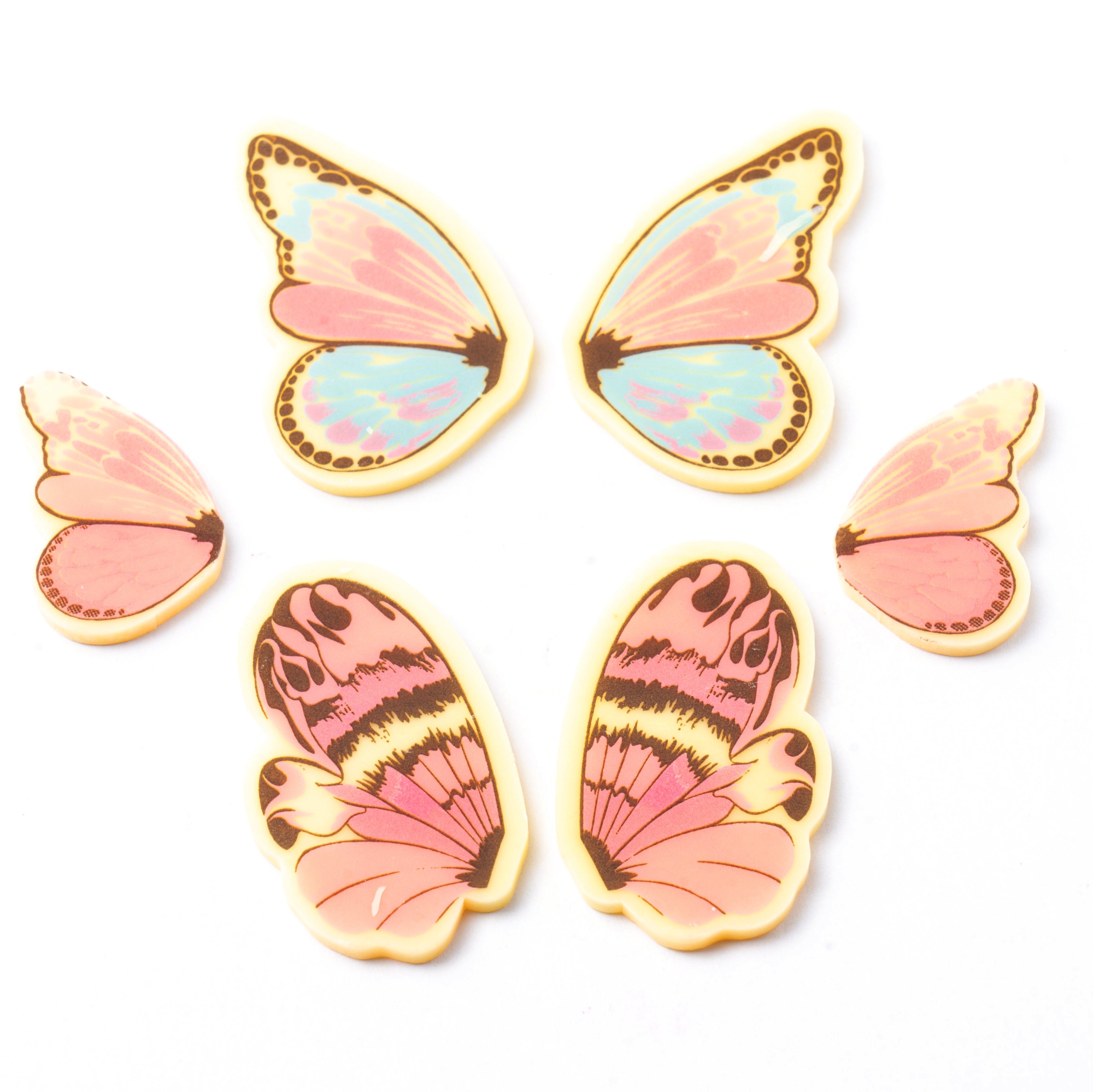 Шоколадный декор «Крылья бабочек» микс, PCB Creation, Франция, 6 шт (повреждены)  | Фото — Магазин Andy Chef  1