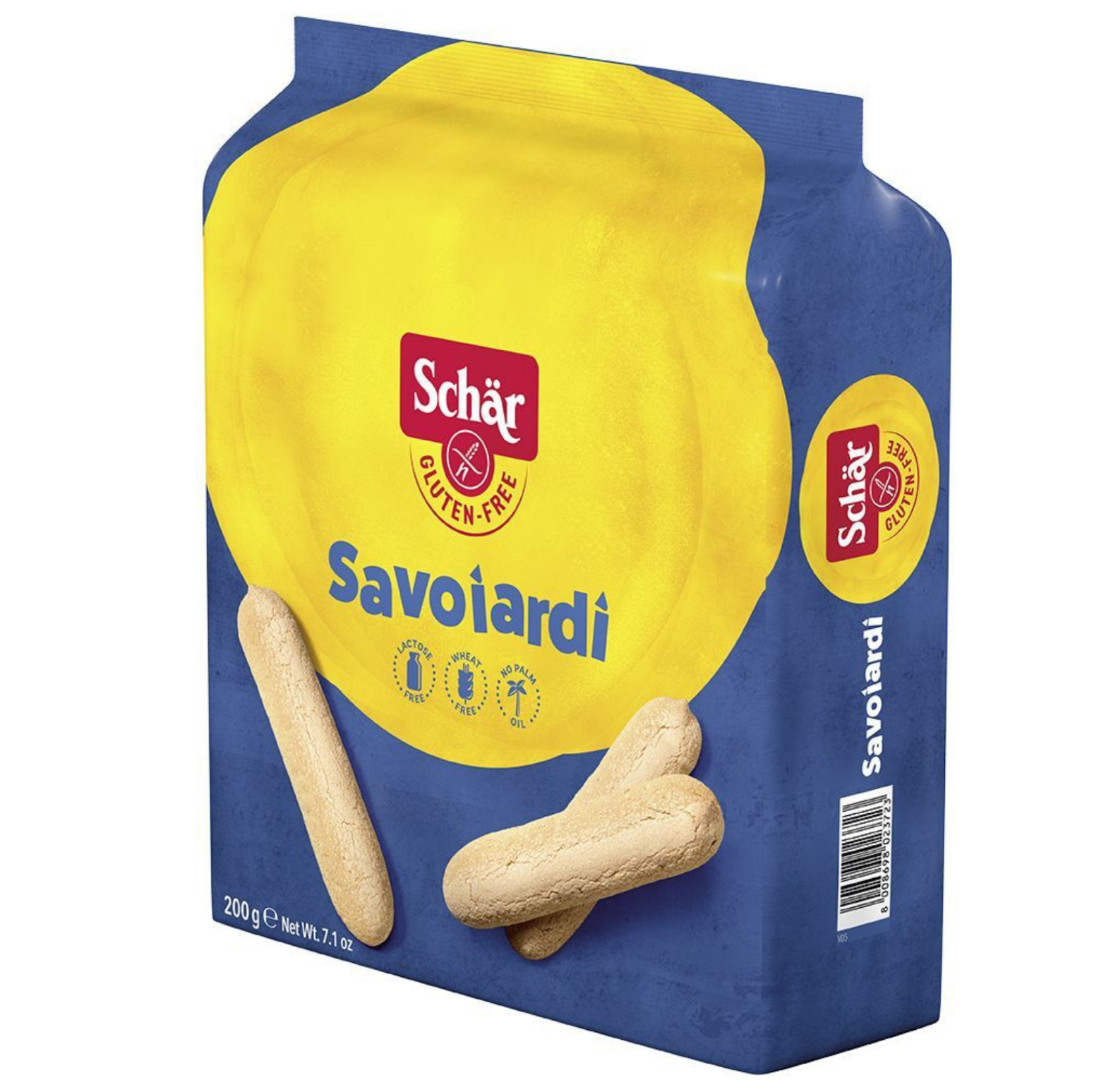 Печенье Савоярди без глютена, Schär, Италия, 200 г  | Фото — Магазин Andy Chef  1