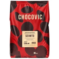 Шоколад белый Бенито 29,9%, Chocovic, Россия, 5 кг