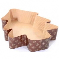 Форма бумажная для выпечки «Ёлочка» 17х14,5х3,5 см