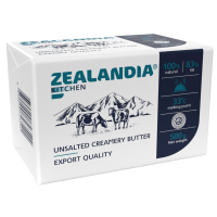 Масло сладко-сливочное несолёное 83%, Zealandia Kitchen, 5 кг (10 упаковок по 500 г)