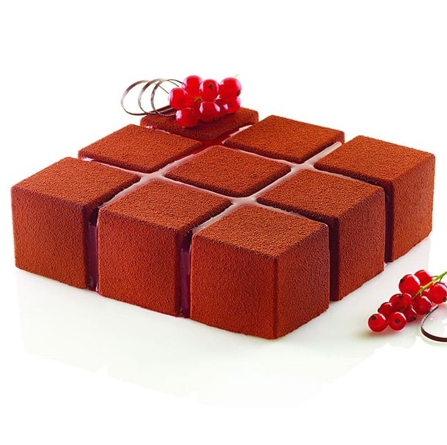 Форма «Кубик» (Cubic) 1400 мл, Silikomart, Италия  | Фото — Магазин Andy Chef  1