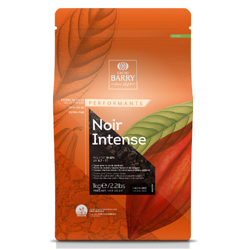 Какао-порошок чёрный Noir Intense 10-12%, Cacao Barry, Франция, 1 кг (срок годности до 02-03.01.2025)  | Фото — Магазин Andy Chef  1