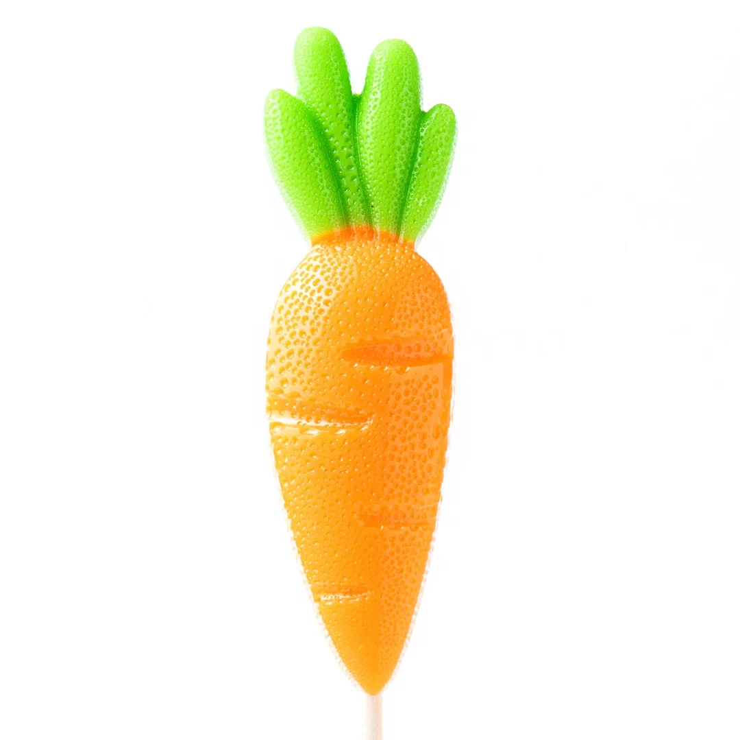 Леденец на палочке «Морковка» без сахара, 40 г  | Фото — Магазин Andy Chef  1