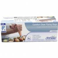 Мешки 36 см одноразовые в рулоне Comfort Clear, One Way, Нидерланды, 100 шт. Мешки 36 см одноразовые в рулоне Comfort Clear, One Way, Нидерланды, 100 шт. | Фото — Магазин Andy Chef