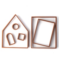 Набор вырубок «Пряничный домик» 15х14х11,5 см, Две Морковки