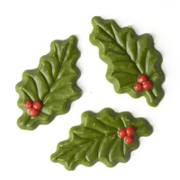 Шоколадный декор «Остролист», Dobla, Вьетнам, 3 шт.