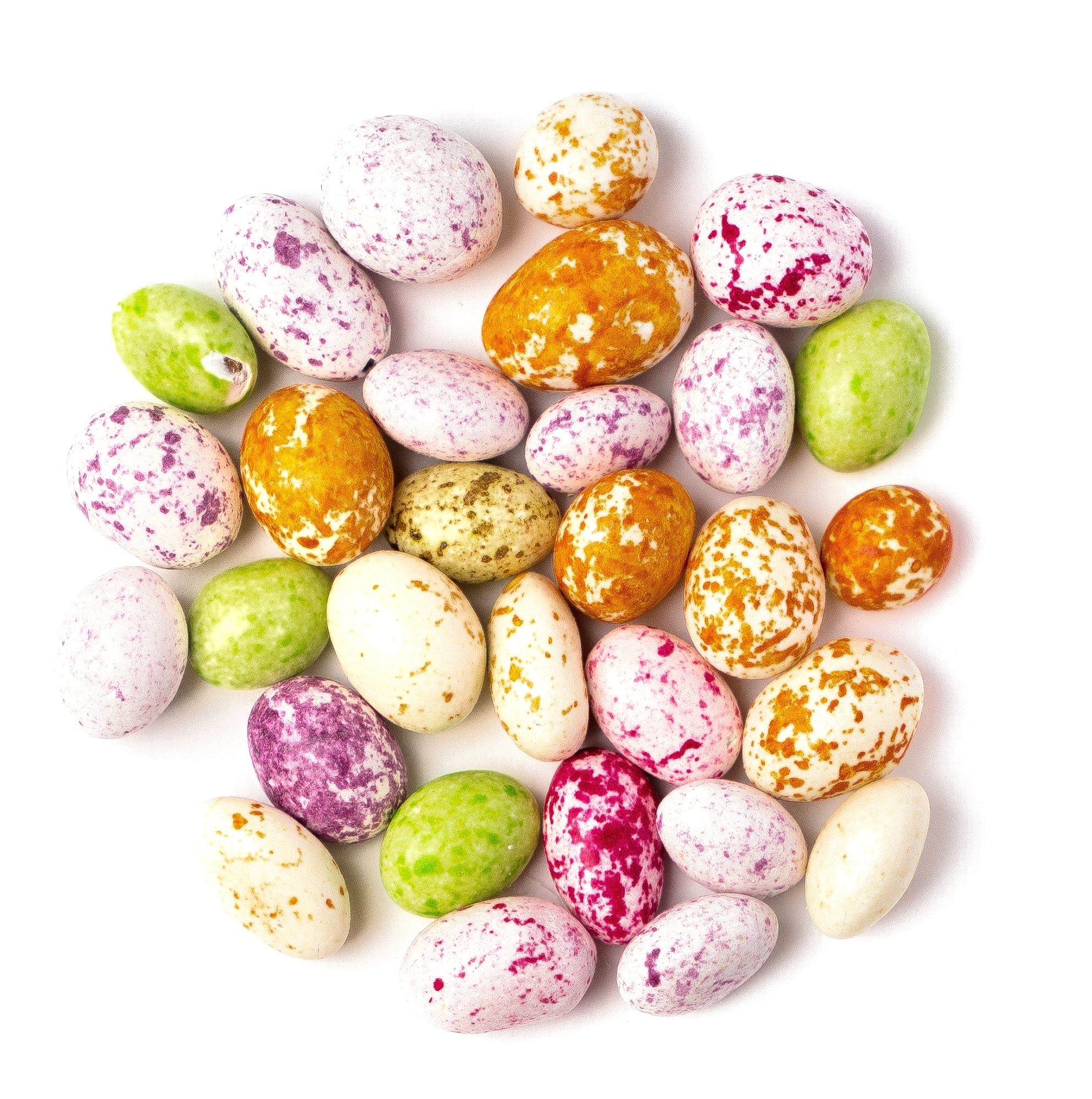 Яйца шоколадные с арахисом Разноцветные, 75-80 г   | Фото — Магазин Andy Chef  1