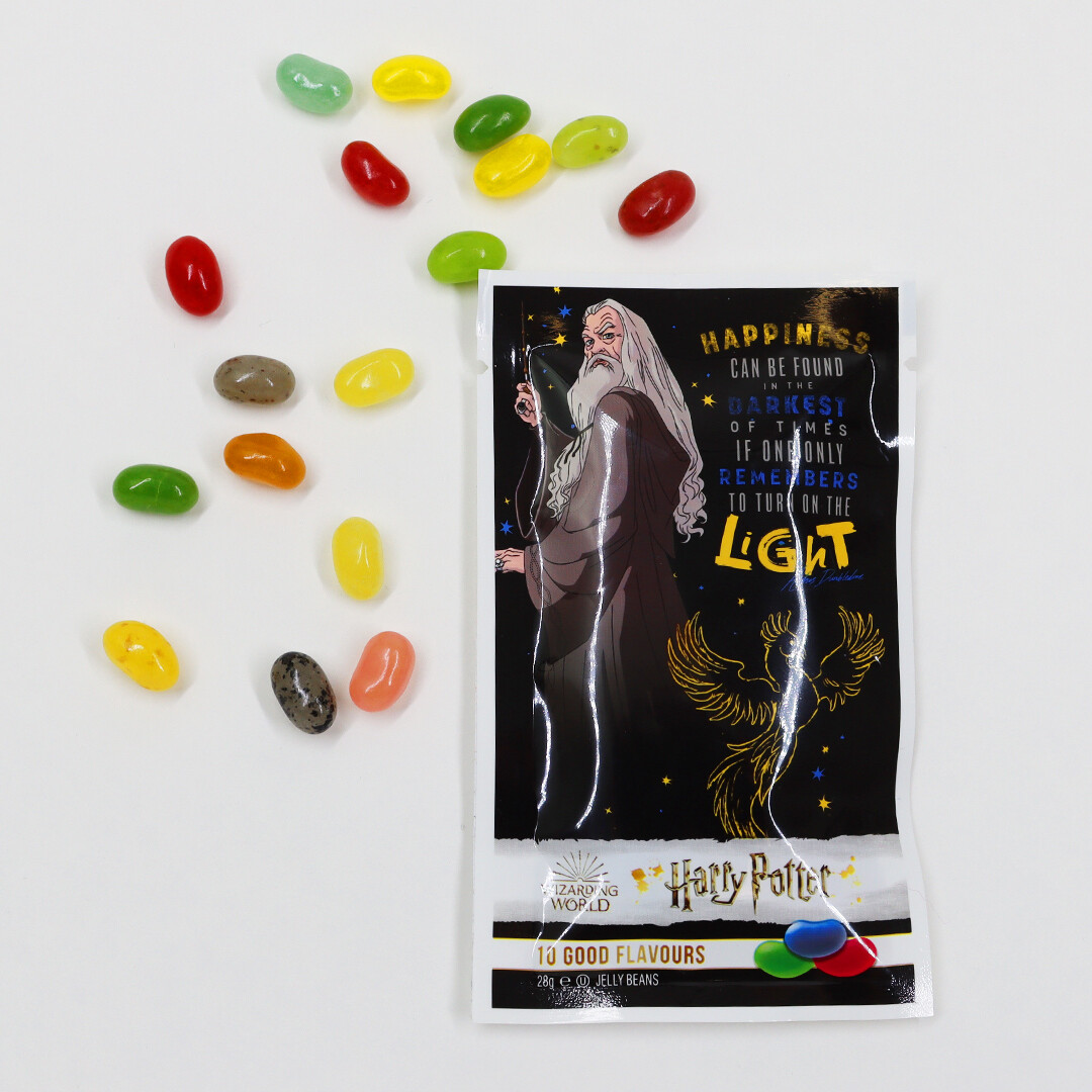 Драже жевательное Jelly Belly Harry Potter ассорти 10 вкусов, дизайн  упаковки микс, 28 г