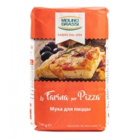 Мука из мягких сортов пшеницы для пиццы и фокаччи, Molino Grassi, Италия, 1 кг
