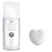 Шоколадный аэрозоль (велюр) Белый, DR. GUSTO, Турция, 150 мл (срок годности до 01.04.2026)