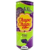 Напиток газированный Chupa Chups Виноград, 250 мл (срок годности до 12.01.2026)