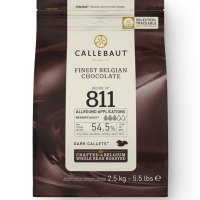 Шоколад тёмный 54,5%, №811, Callebaut, Бельгия, 2,5 кг (срок годности до 08.04.2026)
