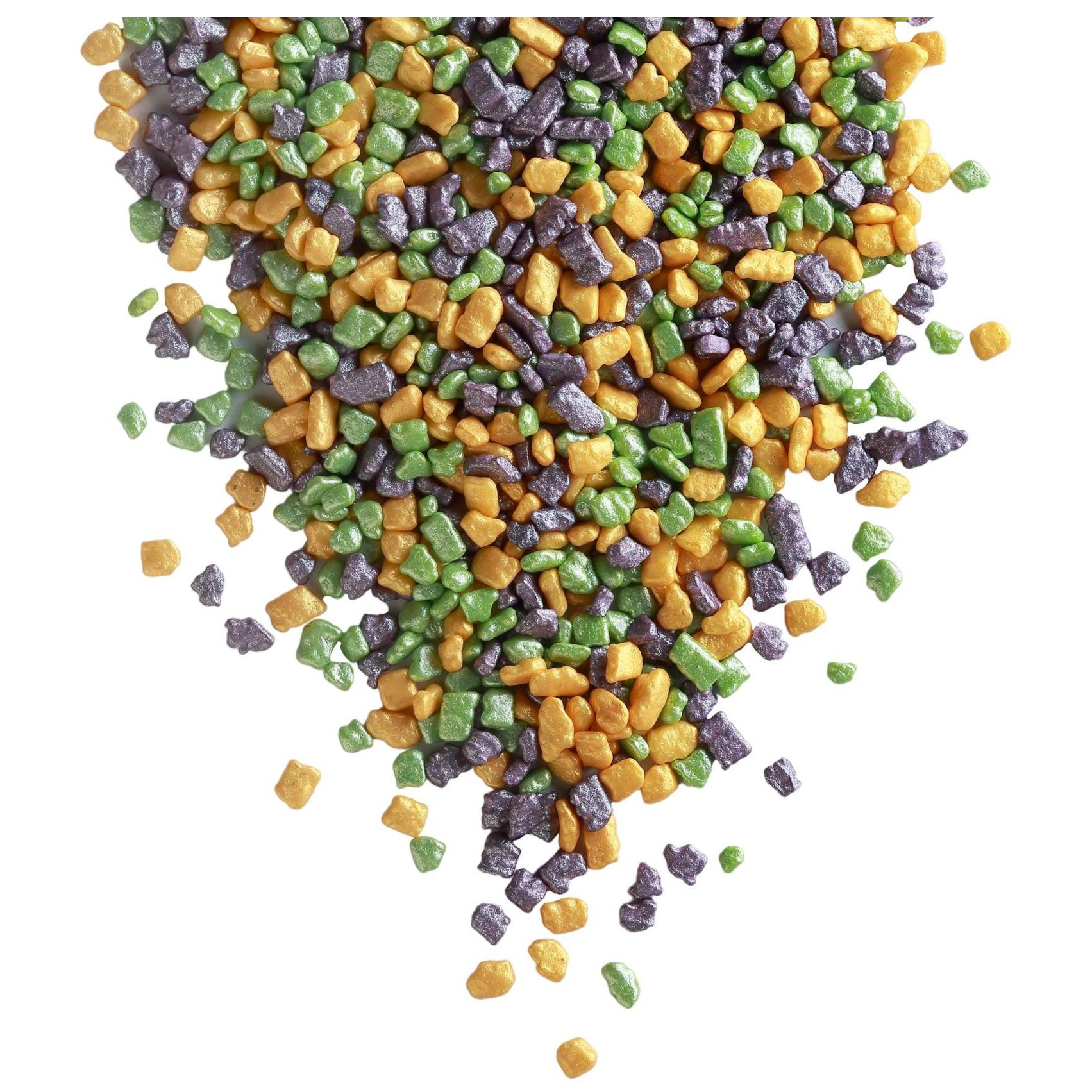 Сахарная посыпка «Крошка перламутровая» жёлтая, зелёная, фиолетовая, 40 г  | Фото — Магазин Andy Chef  1