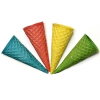 Рожки вафельные цвет микс 11 см, 225 шт.