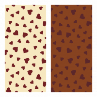 Шокотрансферный лист «Парящие сердца» 26,3х12,3 см, Mona Lisa, Бельгия