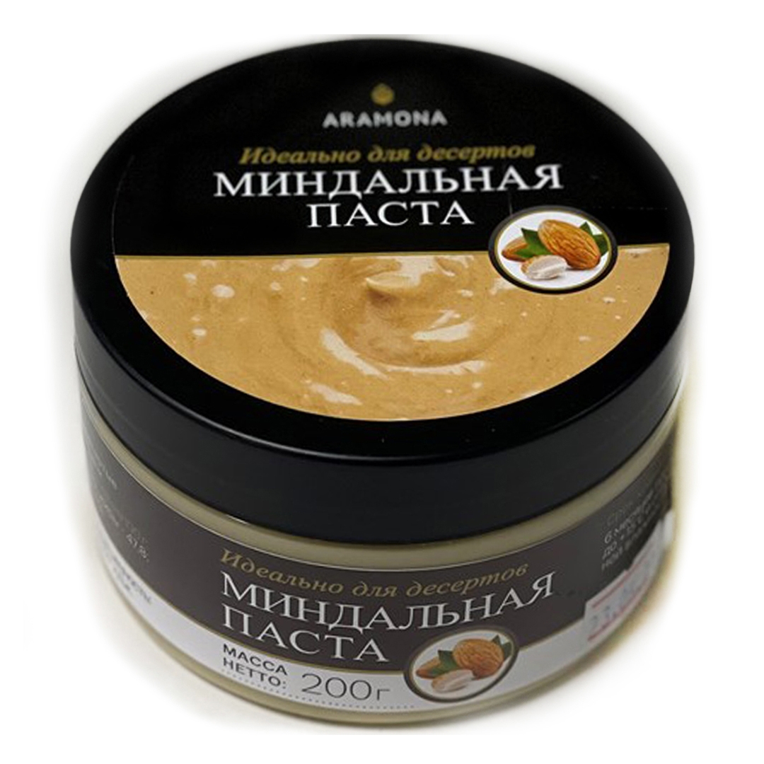 Миндальная паста 100%, Aramona, 200 г (срок годности до 16-22.11.2025)  | Фото — Магазин Andy Chef  1