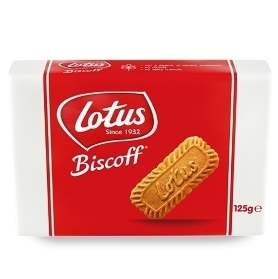 Печенье карамельное Biscoff, Lotus, Бельгия, 125 г (срок годности до 05.01.2026)  | Фото — Магазин Andy Chef  1