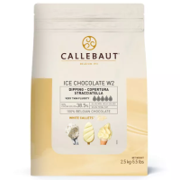 Шоколад белый 38,5% для приготовления глазури, №W2, Callebaut, Бельгия, 2,5 кг