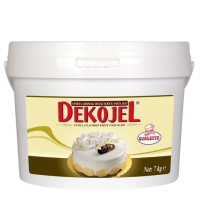Глазурь зеркальная холодная белая, Ваниль, Dekojel, Турция, 7 кг