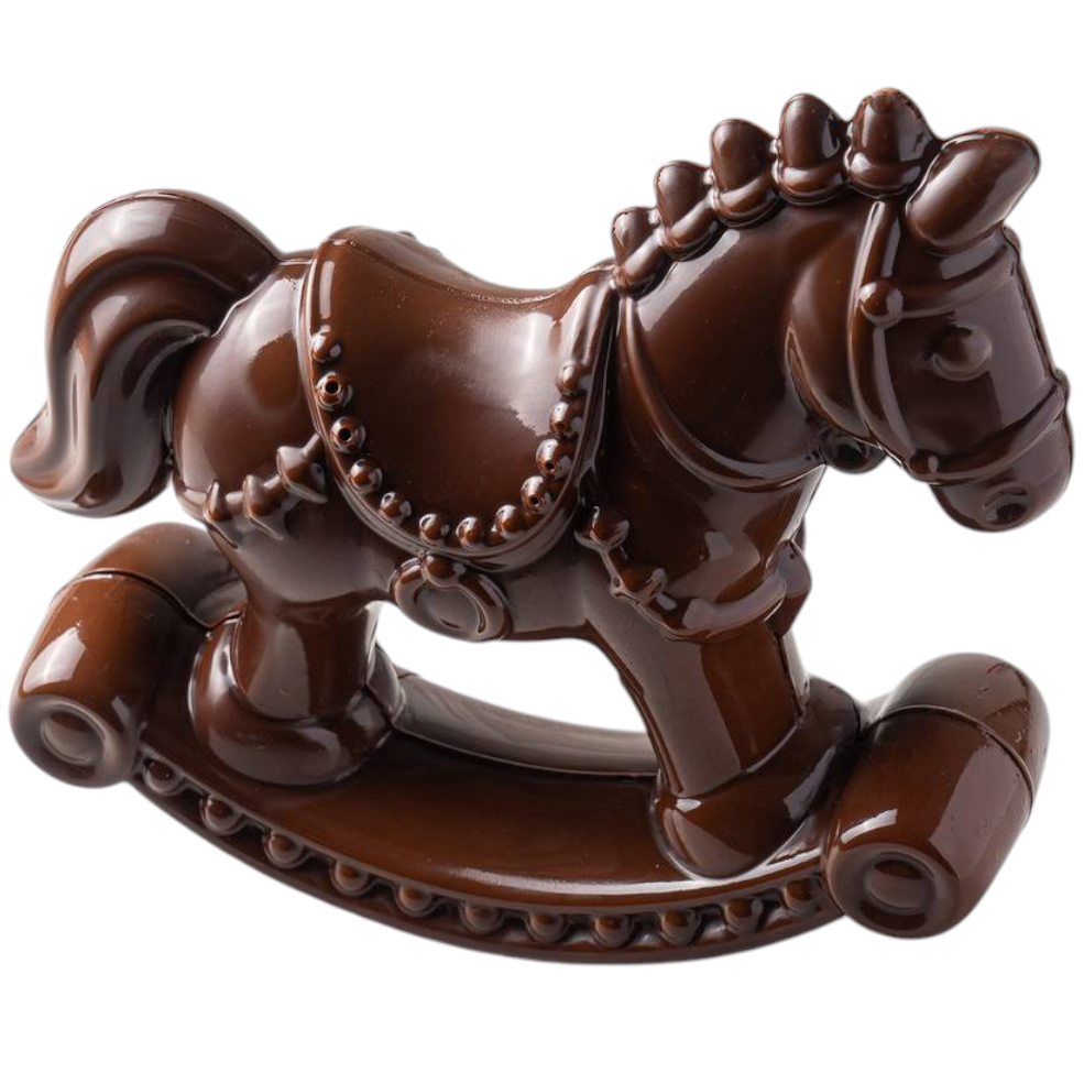 Набор форм для шоколада «Лошадка-качалка» (Rocking Horse) KT221, 2 ячейки, Pavoni, Италия  | Фото — Магазин Andy Chef  1