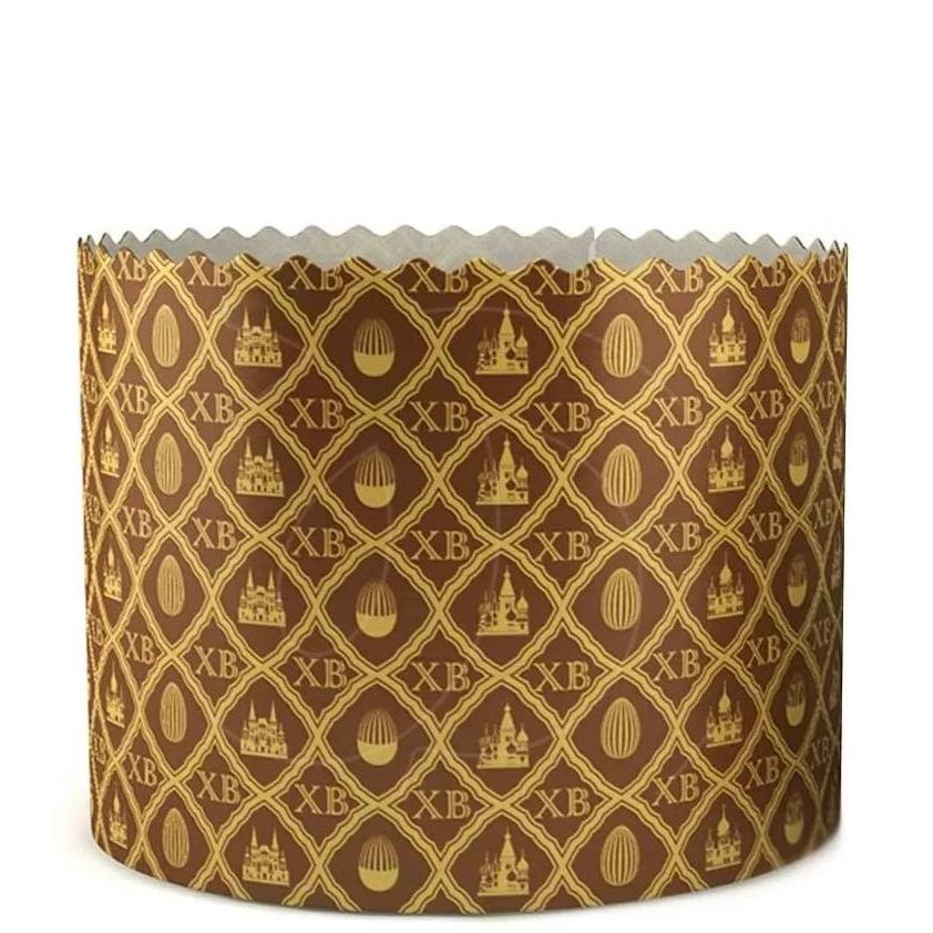 Форма бумажная для кулича серия «Классическая пасха» 134х95 мм, 5 шт.  | Фото — Магазин Andy Chef  1