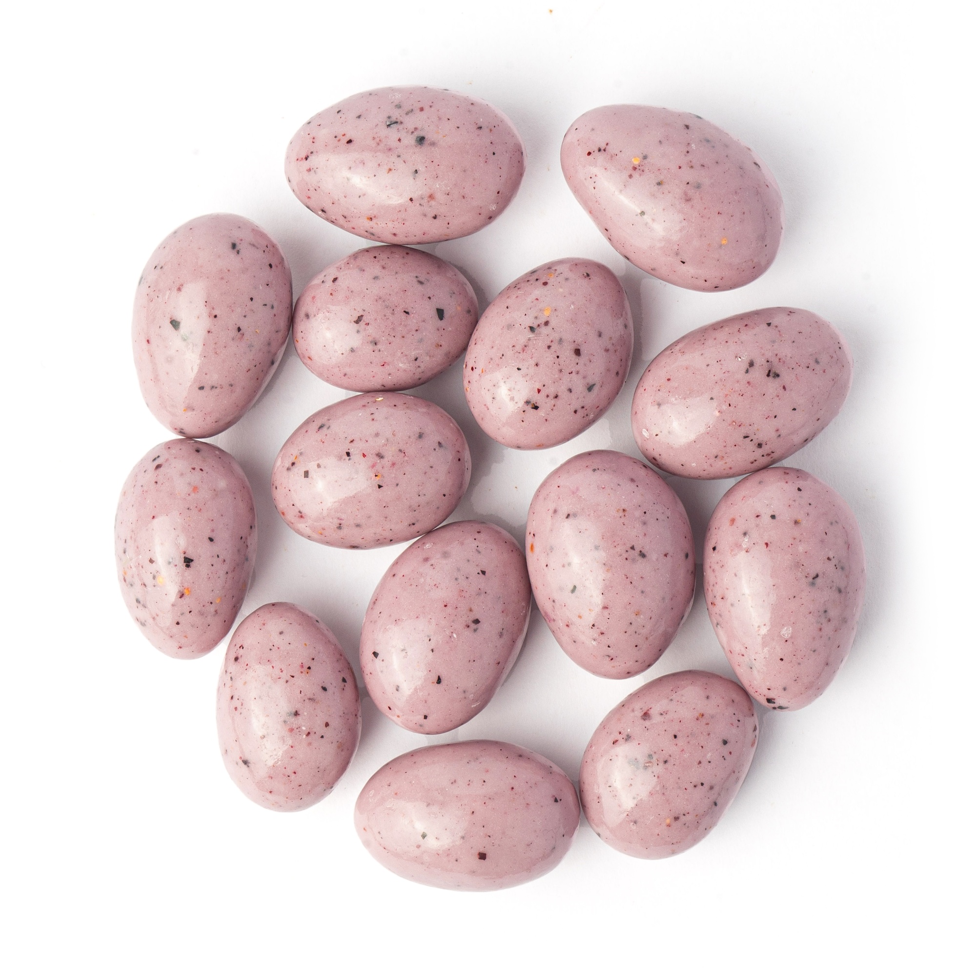 Яйца шоколадные с миндалём со вкусом ежевики, 75-80 г  | Фото — Магазин Andy Chef  1