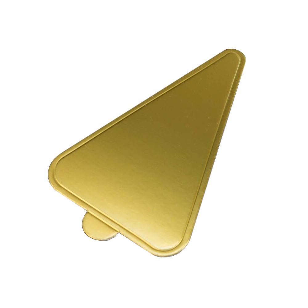 Подложка для пирожных треугольная 11,6х7,7 см, толщина 0,8 мм  | Фото — Магазин Andy Chef  1