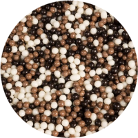 Шарики рисовые мини «Шоколадный микс» 3 мм, 50 г (срок годности до 18.03.2026)