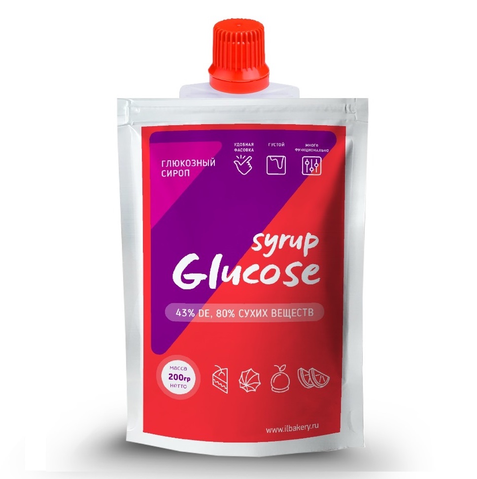 Сироп глюкозный 43%, ILbakery, Россия, 200 г (срок годности до 02.04.2026)  | Фото — Магазин Andy Chef  1