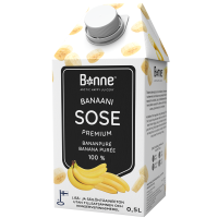 Пюре пастеризованное Банан 100% без сахара, Bonne, Финляндия, 500 г