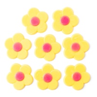 Шоколадный декор «Цветок жёлтый», Dobla, Вьетнам, 8 шт. (срок годности до 07.05.2026)