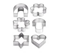 Набор вырубок на кольце из нержавеющей стали, Tescoma, Чехия, 6 шт.