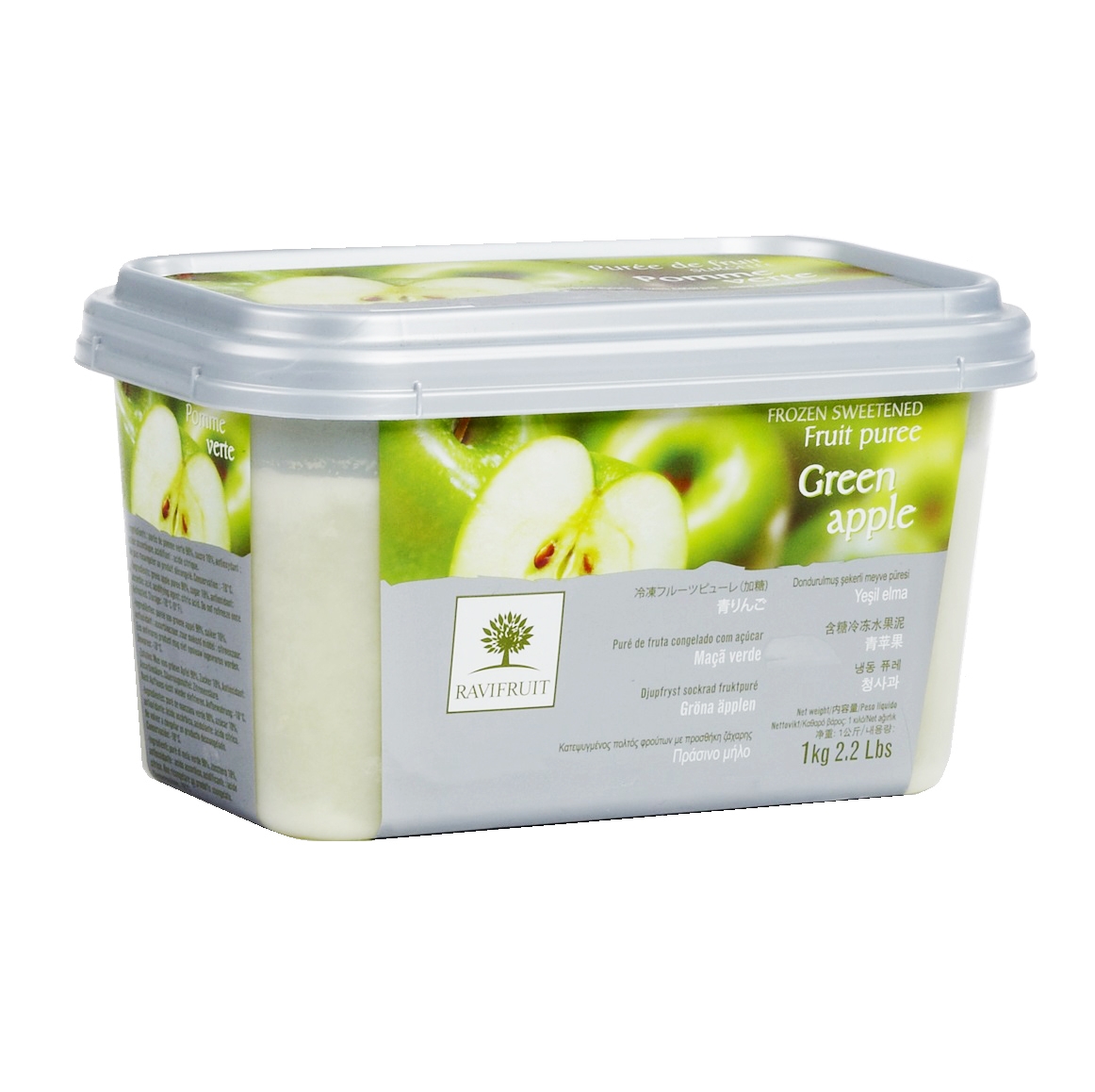 Пюре замороженное Зелёное яблоко, Ravifruit, Франция, 1 кг  | Фото — Магазин Andy Chef  1