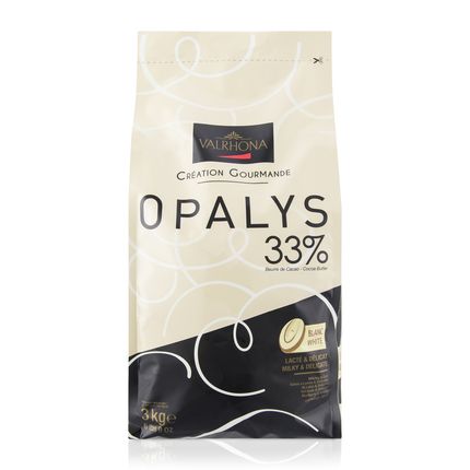 Шоколад белый Opalys 33%, Valrhona, Франция, 3 кг  | Фото — Магазин Andy Chef  1