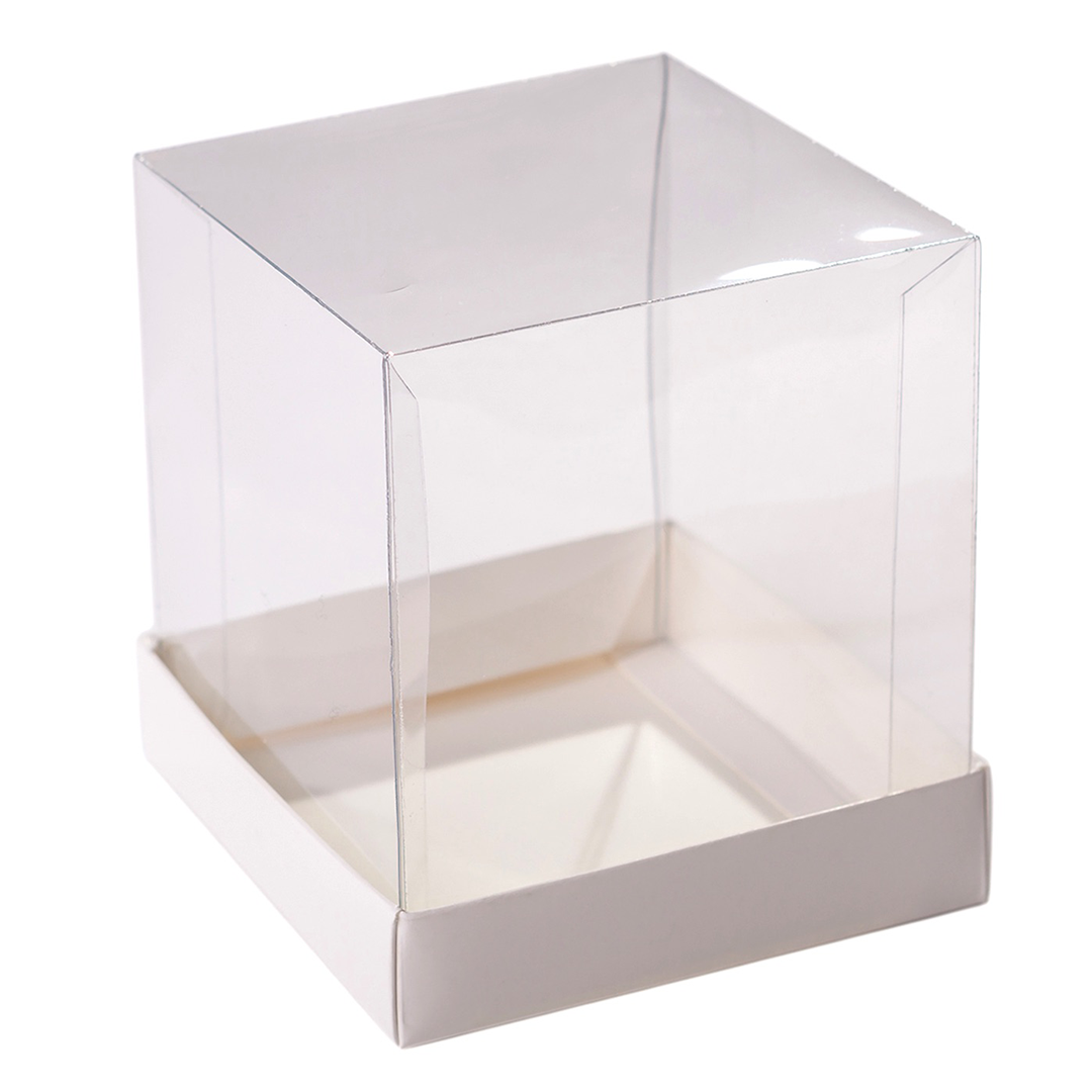Коробка с прозрачной крышкой 10х10х12 см  | Фото — Магазин Andy Chef  1